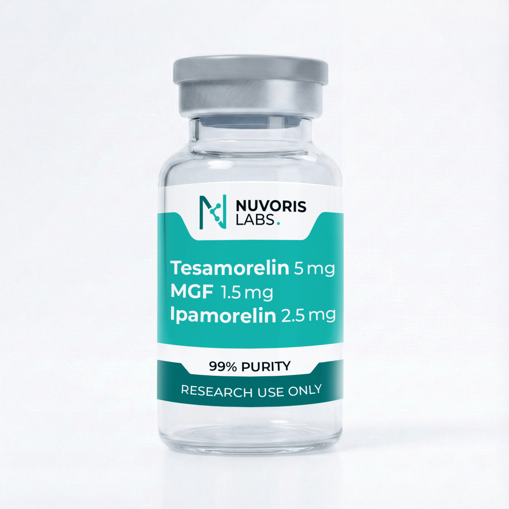 “3x” tesamorelin | mgf | ipamorelin 5.0/1.5/2.5 mg